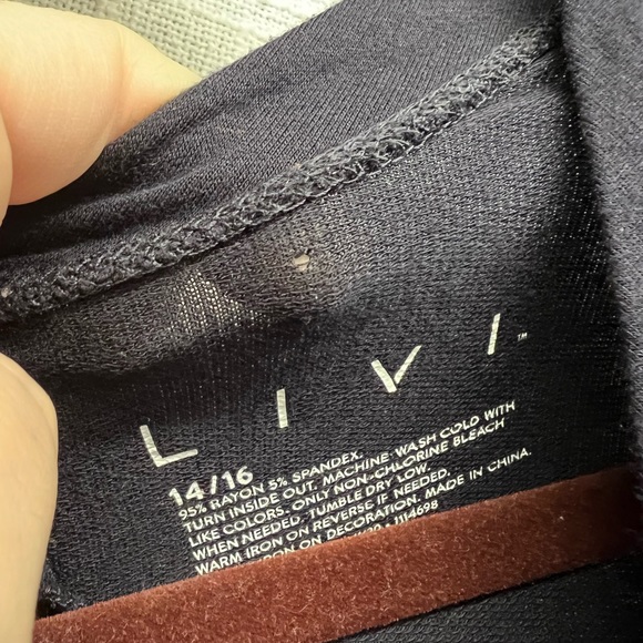 Lane Bryant Blue & Pink Cardigan - Plus Size 14 - Picture 8 of 8